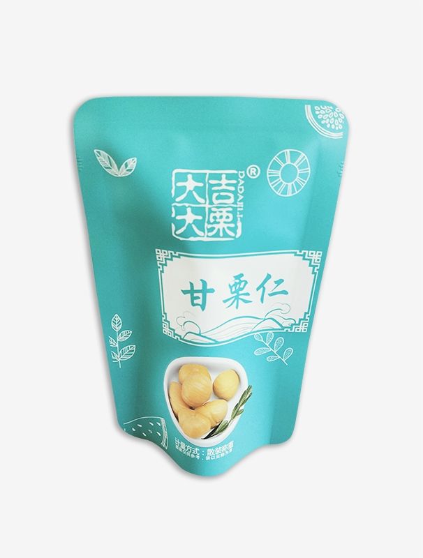 Ready-to-eat sweet chestnut kernels in retail pouch